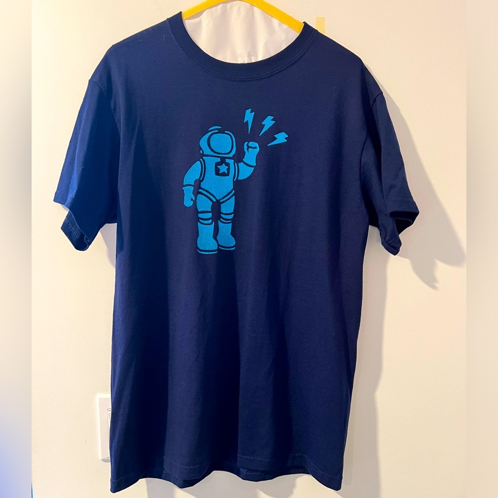 Men's Blue SNAP Astronaut T-Shirt Sz. M *EUC* MSRP: $25+tax
